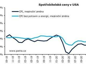 Mírnější inflace v USA bude trhům vyhovovat