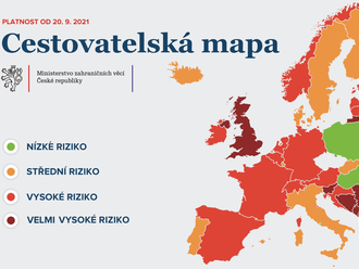 Přehledně k cestování: Lotyšsko, San Marino a Rumunsko míří do červené, Slovinsko do tmavě červené