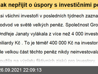 Jak nepřijít o úspory s investičními poradci aneb Proč část peněz zhodnocovat   netradičně