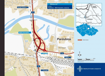 Ředitelství silnic a dálnic zprovozňuje dostavbu mimoúrovňové křižovatky Palackého na silnici I/37 v Pardubicích
