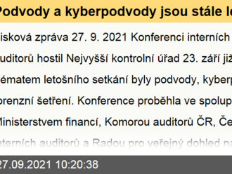 Podvody a kyberpodvody jsou stále lépe organizované i kvůli digitalizaci. V boji s nimi může pomoci osvěta i práce s daty