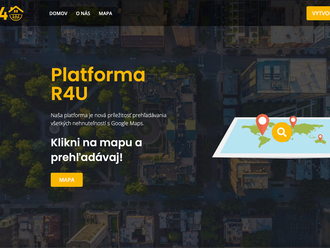 Realitná platforma R4U.app vďaka interaktívnej mapke, s množstvom moderných funkcií, inovuje realitný trh!