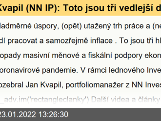 Kvapil  : Toto jsou tři vedlejší dopady monetárního a fiskálního dopingu na ekonomiku