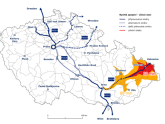 VRT do Brna a Ostravy jsou ekonomicky obhajitelnou investicí, ukázaly studie