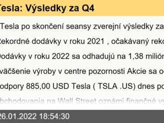 Tesla: Výsledky za Q4