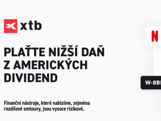 XTB nově klientům umožní snížení daně z amerických dividend o polovinu