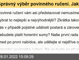 Správný výběr povinného ručení. Jak na to?