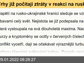 Trhy již počítají ztráty v reakci na rusko-ukrajinské napětí. Případný konflikt otevře Pandořinu skříňku.