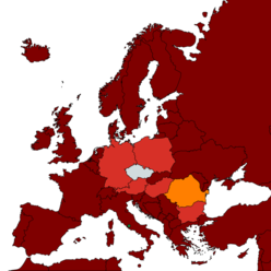 Přehledně k cestování: V červené skupině států bude nově Polsko a Německo. Rumunsko nově oranžové, do Bulharska pouze s očkováním i testem