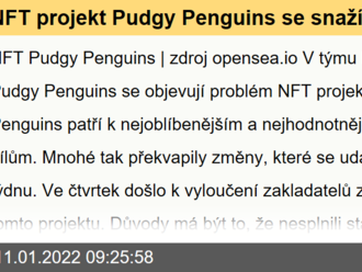 NFT projekt Pudgy Penguins se snaží odstřihnout své zakladatele