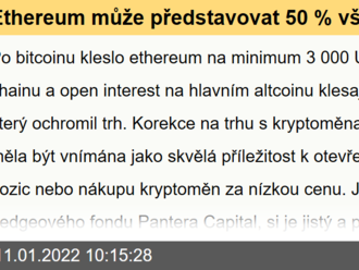 Ethereum může představovat 50 % všech finančních transakcí