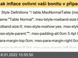 Jak inflace ovlivní vaši bonitu v případě podání žádosti o úvěr?