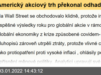 Americký akciový trh překonal odhady