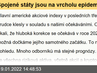 Spojené státy jsou na vrcholu epidemie covidu