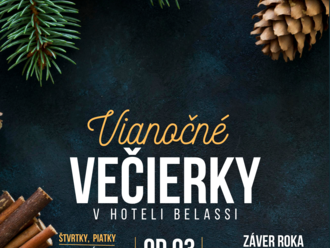 Vianočné večierky v Belassi Bojnice