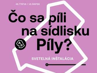 Čo sa píli na sídlisku Píly: Svetelná inštalácia