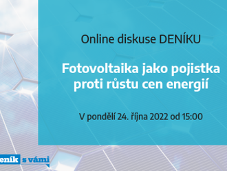 ON-LINE DEBATA: Fotovoltaické elektrárny. Jak vybrat dodavatele, získat dotaci?