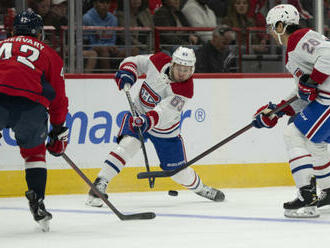 Washington s Fehérvárym porazil v NHL Montreal, Slafkovský trafil žŕdku a pripísal si jednu plusku