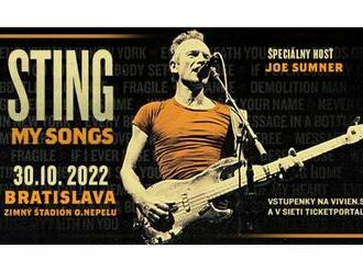 Sting svojimi najväčšími hitmi roztancuje Bratislavu už 30.10.2022!