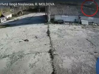 Na dedinu v Moldavsku spadol ruský DRON: Zostrelila ho ukrajinská armáda! VIDEO