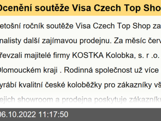 Ocenění soutěže Visa Czech Top Shop putovalo za koloběžkami na Olomoucko