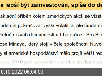 Je lepší být zainvestován, spíše do defenzivy - Nuveen