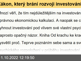 Zákon, který brání rozvoji investování už desítky let