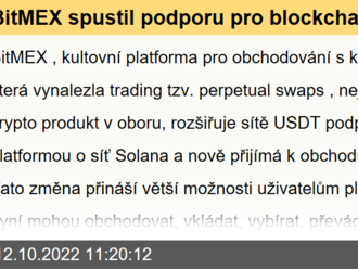 BitMEX spustil podporu pro blockchainovou síť Solana a nově přijímá k obchodu token SOL