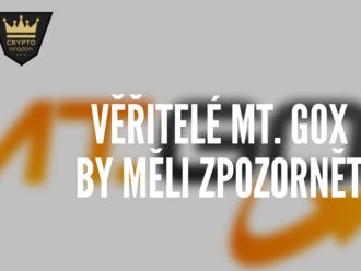 Věřitelé Mt.Gox by měli zpozornět