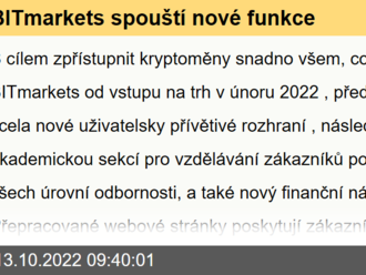 BITmarkets spouští nové funkce