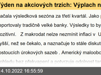 Týden na akciových trzích: Výplach na začátku týdne, ale ani konec nepomohl - Komentář