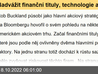 Nadvážit finanční tituly, technologie a dokonce i britské akcie - Expert citi radí