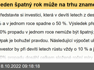 Jeden špatný rok může na trhu znamenat ztracenou dekádu