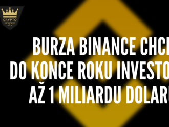 Burza Binance chce do konce roku investovat až 1 miliardu dolarů