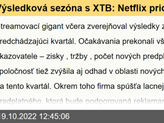 Výsledková sezóna s XTB: Netflix pridáva milióny nových predplatiteľov   - VIDEO