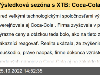 Výsledková sezóna s XTB: Coca-Cola zvyšuje ceny o 12 %, napriek tomu extrémne rastie   - VIDEO