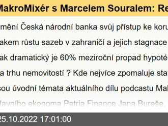 MakroMixér s Marcelem Souralem: Reality nezlevní, novým trendem i co-living a bude někdy deset, patnáct tisíc nových bytů ročně? Také o oslabení koruny či stavebnictví