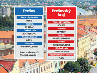 Regionálne voľby 2022: Najväčším problémom Prešovského kraja je kanalizácia a cesty