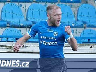 Liberec - Hr. Králové 2:0, k vítězství zavelel van Buren, pečetil ho Rondič