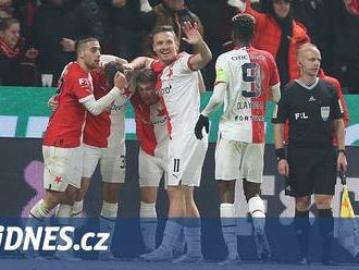 Slavia - Ostrava 3:1, povedené střídání, premiérovými góly rozhodl Matěj Jurásek