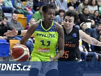 Basketbalistky USK v Eurolize poprvé ztratily, nestačily na Polkowice