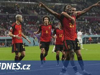 Belgie - Kanada 1:0, útočné utkání, Evropany zachránil gól Batshuayie