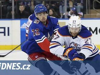 Edmonton čtyřmi góly ze třetí třetiny otočil výsledek proti Rangers