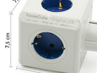 PowerCube - sieťový rozbočovač s 2 USB