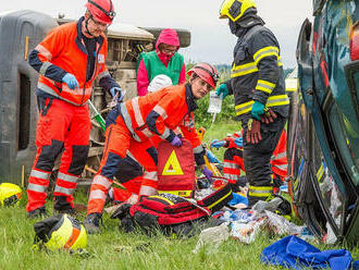 V Chrudimi dalším rokem pokračovala odborná příprava – praktické výcviky při zásahu u dopravních nehod