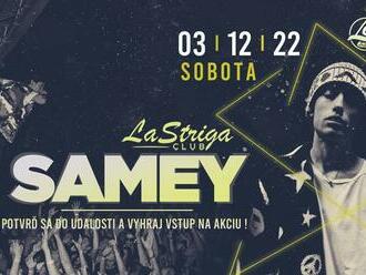 Samey v LaStriga clube