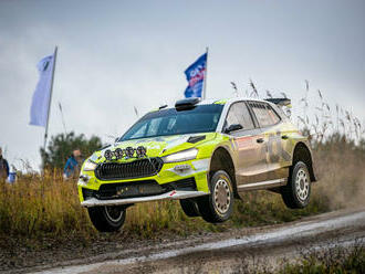 Nová Škoda Fabia RS Rally2 s Andreasem Mikkelsenem za volantem na svém prvním závodě zvítězila