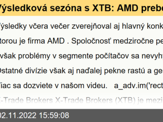 Výsledková sezóna s XTB: AMD preberá podiel Intelu, útlm pri PC však cíti aj táto firma   - VIDEO