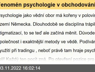 Fenomén psychologie v obchodování: Jak se vypořádat s nejslabším článkem portfolia – vlastní hlavou?