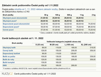 Česká pošta chystá od ledna další zdražení. Postupuje „salámovou metodou“, zdražila už totiž nyní v listopadu